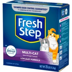 Fresh Step Multi-Cat Scented Litter With The Power Of Febreze Clumping Cat Litter -PawHut Store GUEST f01f4150 c400 4296 8faa adaa8ca3e317