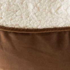 Kensington Garden Lucy Deluxe Sherpa Round Pillow Cat Bed -PawHut Store GUEST f05de2fa 686d 4efe 8f34 7172b9896e74