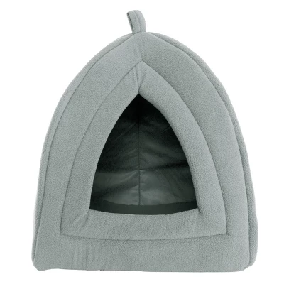 Pet Adobe Igloo Style Pet Tent For Cats, Gray 4 Pet Adobe Igloo Style Pet Tent For Cats, Gray - Image 4