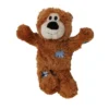 KONG Wild Knots Bear Dog Toy - Light Brown - M/L