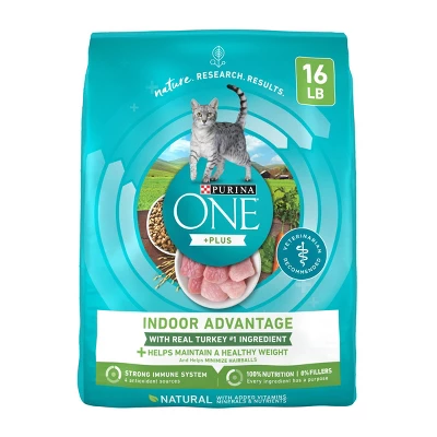 Purina ONE Indoor Advantage Adult Premium Turkey Flavor Dry Cat Food 9 Purina ONE Indoor Advantage Adult Premium Turkey Flavor Dry Cat Food - Image 9