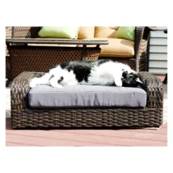 Iconic Pet Beds For Dogs And Cats - Rattan Sofa - Brown -PawHut Store GUEST f40ca9a3 a23e 4d7a b00c 2cc5f2f4f184