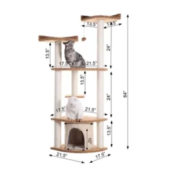 Armarkat Ultra Thick Faux Fur Real Wood Cat Scratching Furniture For Cats Play Chocolate A6402 -PawHut Store GUEST f47d22ee e799 4c46 91b9 328823001929