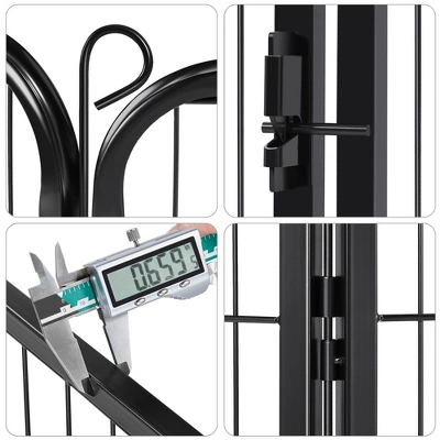 Yaheetech 24"H 16-Panel Large Dog Playpen For Outdoor Indoor 4 Yaheetech 24"H 16-Panel Large Dog Playpen For Outdoor Indoor - Image 4