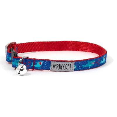 The Worthy Dog Chomp Breakaway Adjustable Cat Collar 1 The Worthy Dog Chomp Breakaway Adjustable Cat Collar