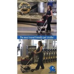 HPZ Pet Rover Lite Travel Stroller - Light-Weight Dog/Cat/Pet Stroller Travel Carriage With Convertible Compartment For Small & Medium Pets -PawHut Store GUEST f5dc5239 d392 418d af10 1b9cf820bc3a