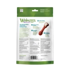 WHIMZEES By Wellness Medium Value Bag Dental Chew Dog Treat With Vegetable Flavor - 12.7oz