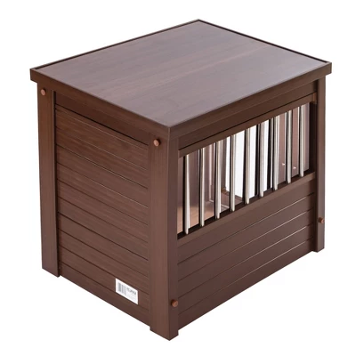 New Age EcoFLEX Habitat 'N' Home Stainless Steel Dog Crate - Brown - Small 9 New Age EcoFLEX Habitat 'N' Home Stainless Steel Dog Crate - Brown - Small - Image 9