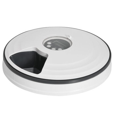 PawHut Battery-Powered Automatic Feeder For Pets With Digital LED Display Timer, 6 Meal Trays For Wet Or Dry Cat Food, Small Dog & Cat Meal Dispenser 3 PawHut Battery-Powered Automatic Feeder For Pets With Digital LED Display Timer, 6 Meal Trays For Wet Or Dry Cat Food, Small Dog & Cat Meal Dispenser - Image 3