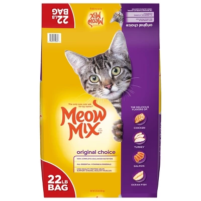 Meow Mix Original Choice With Flavors Of Chicken, Turkey & Salmon Adult Complete & Balanced Dry Cat Food 6 Meow Mix Original Choice With Flavors Of Chicken, Turkey & Salmon Adult Complete & Balanced Dry Cat Food - Image 6