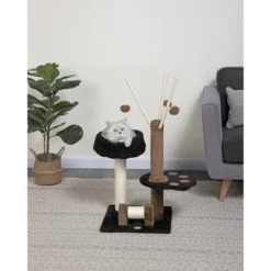 Go Pet Club 32" Cat Tree Condo Furniture F3011 - Beige/Brown