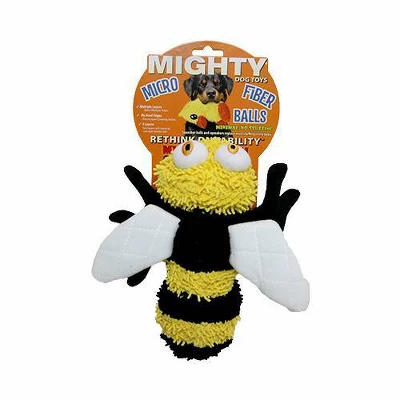 Mighty Microfiber Ball Bee Dog Toy - M 2 Mighty Microfiber Ball Bee Dog Toy - M - Image 2