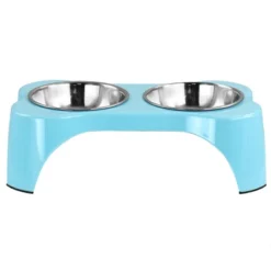 Gibson Home Bow Wow Meow 3 Piece Elevated Pet Bowl Dinner Set -PawHut Store GUEST fafdaa13 6602 447d a692 202556b8b80a