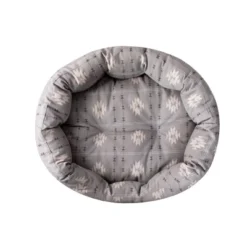 PetShop By Fringe Studio Geometric Round Cuddler Dog Bed - Gray 14 PetShop By Fringe Studio Geometric Round Cuddler Dog Bed - Gray -PawHut Store GUEST fb400183 ea20 4333 9ac8 fc8e3c1556d6