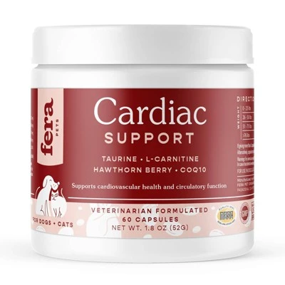 Fera Pet Organics Cardiac Heart Support Powder For Dogs And Cats - Fish Flavor 7 Fera Pet Organics Cardiac Heart Support Powder For Dogs And Cats - Fish Flavor - Image 7