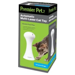 Premier Pet Automatic Multi-Laser Cat Toy - White -PawHut Store GUEST fbe0de38 c08c 4d2a a79f b5ee81fbc929