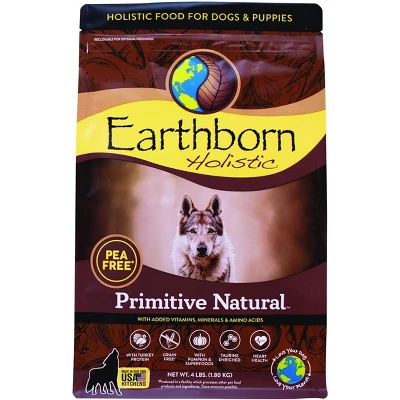 Earthborn Holistic Primitive Natural Grain Free Dry Dog Food - 4 Lbs 1 Earthborn Holistic Primitive Natural Grain Free Dry Dog Food - 4 Lbs