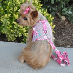Doggie Design Cool Mesh Hawaiian Hibiscus Dog Harness With Leash-Pink 9 Doggie Design Cool Mesh Hawaiian Hibiscus Dog Harness With Leash-Pink -PawHut Store GUEST fe188661 8563 4803 8dea e83ce24e6157