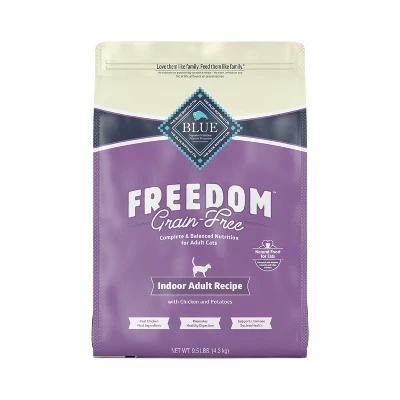 Blue Buffalo Freedom Grain Free Indoor With Chicken, Peas & Potatoes Adult Premium Dry Cat Food 9 Blue Buffalo Freedom Grain Free Indoor With Chicken, Peas & Potatoes Adult Premium Dry Cat Food - Image 9