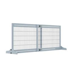 PawHut 72" W X 27.25" H Extra Wide Freestanding Pet Gate With Adjustable Length Dog, Cat, Barrier For House, Doorway, Hallway -PawHut Store GUEST ff5f39c9 a05d 49f1 acbb 943060e2685d